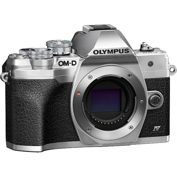 Olympus E-M10 Mark IV Body - zilver incl accu & F-5AC USB-AC Adapter