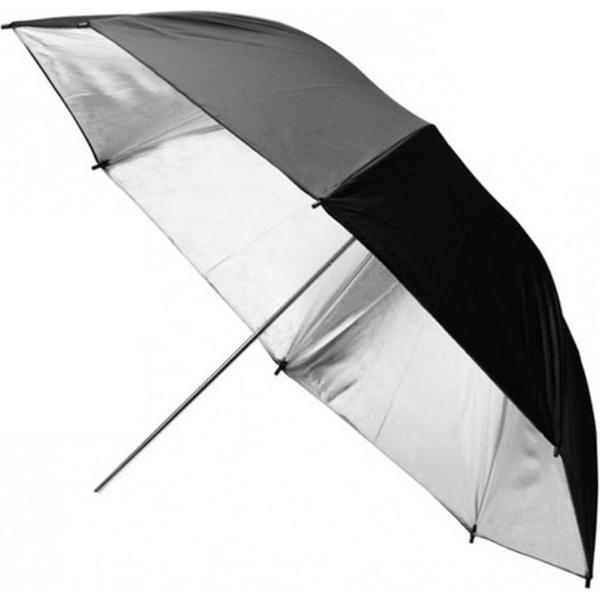 Flitsparaplu Reflectieparaplu Fotografie Paraplu | 1100mm | Zwart | Ondiep