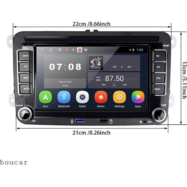 Boucar Volkswagen android autoradio , navigatie,bluetooth, 1 GB RAM 16 GB ROM