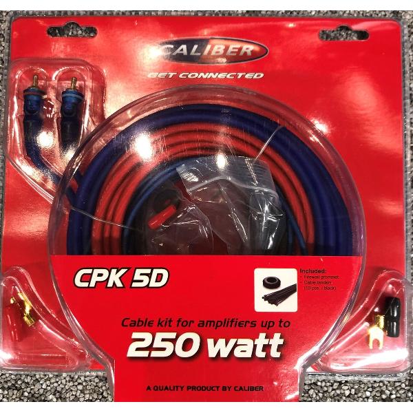 Caliber CPK5D - Kabelset 5mm – 250Watt