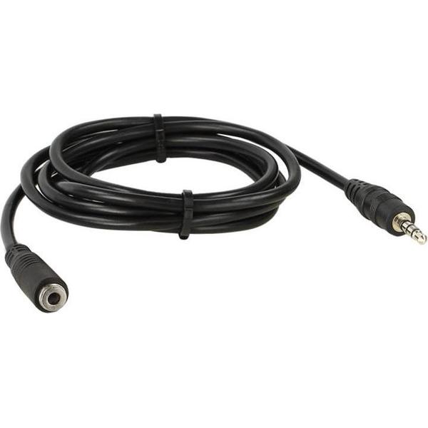 Stereo jack 3,5mm Stereo naar stereo 3.50mm 100cm (4-polig)