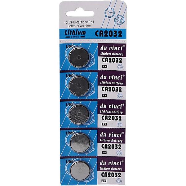Da Vinci knoopcel batterij Lithium CR2032 - Blister 5