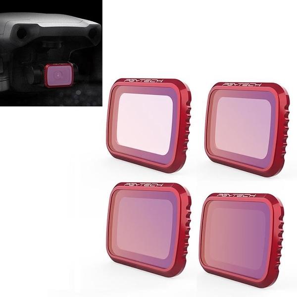 4 STUKS PGYTECH P-16A-034 ND8 / 16/32/64 lensfilter voor DJI Mavic Air 2 drone-accessoires
