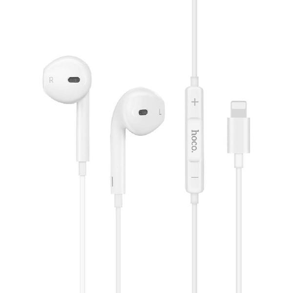 HOCO L9 Digital In-Ear Oordopjes - Met Lightning Connector - Voor Apple iPhone - Wit