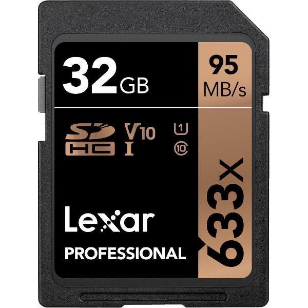 Lexar Professional 633x SDHC 32GB - 95 MB/s UHS-I