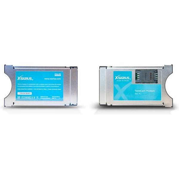 Xsarius Twincam Module - Geschikt voor CanalDigitaal oranje smartcard