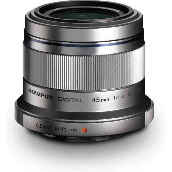 Olympus M.ZUIKO DIGITAL 45mm f/1.8 - Zilver