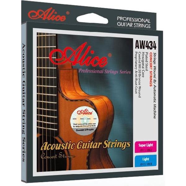 Professionele snaren voor de akoestische gitaar (western gitaar) set .011 Bronze - AW434P-SL