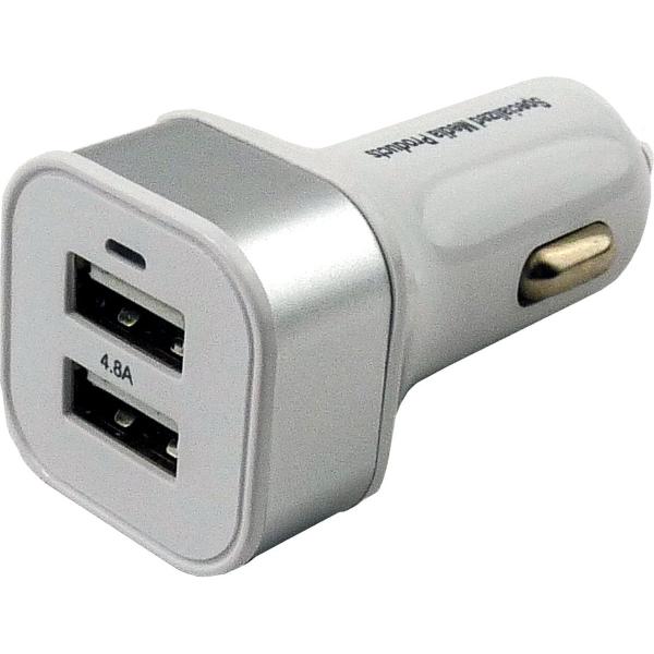 4,8A Autolader. Geschikt voor Apple.