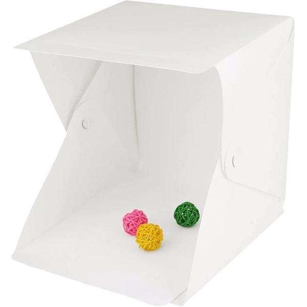 DW4Trading® Lightbox studio met LED verlichting opbouwbaar wit
