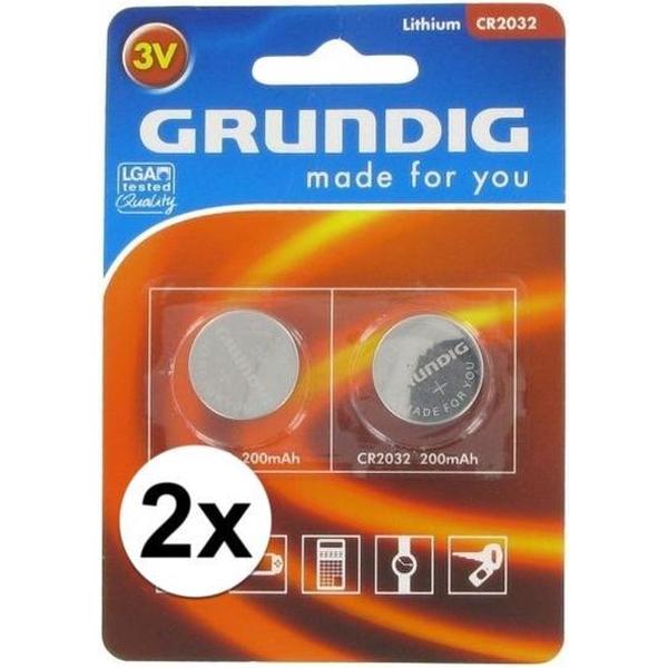 Knoopcel batterij 4 stuks CR2032