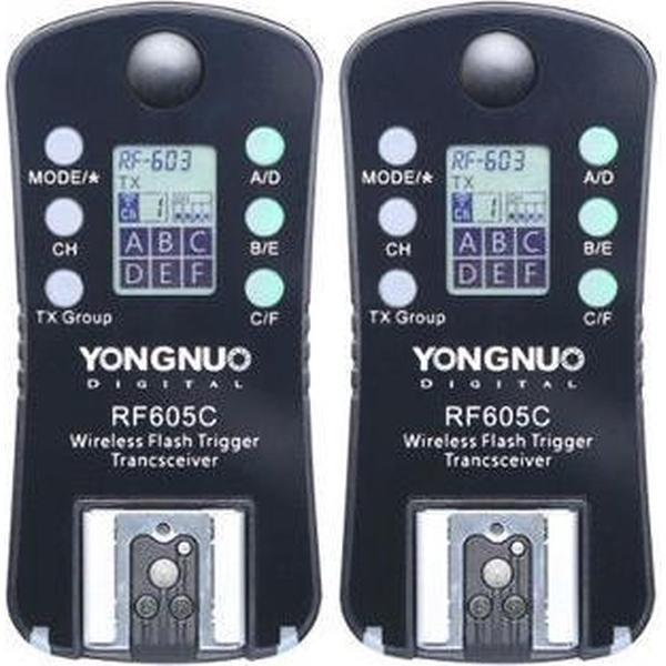 Yongnuo RF-605C wireless flashtrigger set Canon