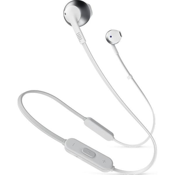 JBL T205BT Zilver - In-ear oordopjes