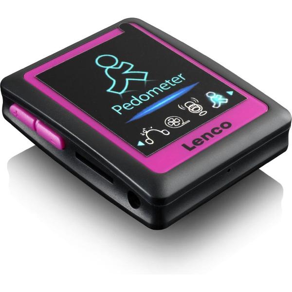 Lenco PODO-152 - MP4-speler - 4GB - Zwart/Roze