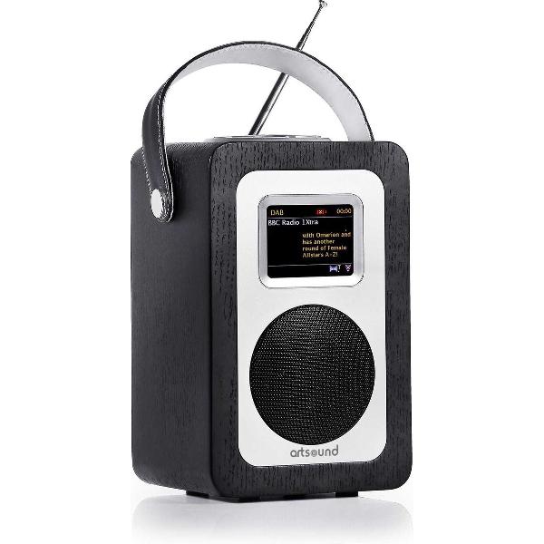 ArtSound R4B, portable radio, FM/DAB+, zwart