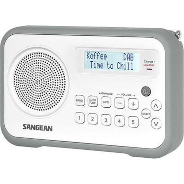 Sangean DPR-67 Radio - DAB+ - Wit / Grijs