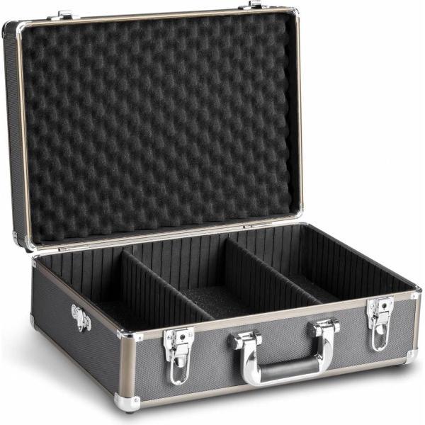 Walimex fotokoffer, Basic M, zwart/bruin