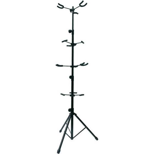 Gitaarstatief, displaymodel, geschikt voor 6 gitaren, zwaar uitgevoerd