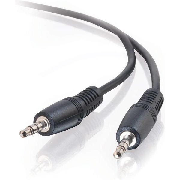 C2G - M/M Stereo Audio Kabel - 1 meter / Zwart