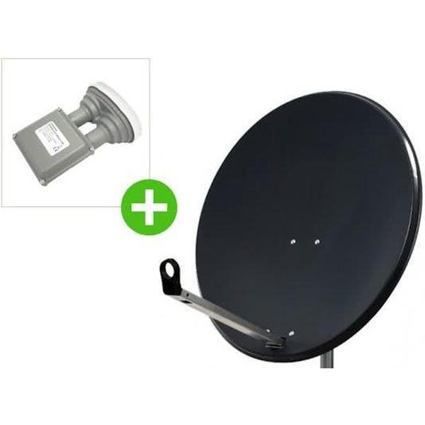 Electro-sat schotel 65 cm + Maximum Single Astra 1/3 Duo LNB