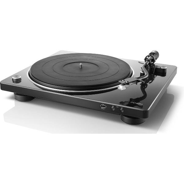 Denon DP-450USB - Platenspeler met riemaandrijving - Zwart