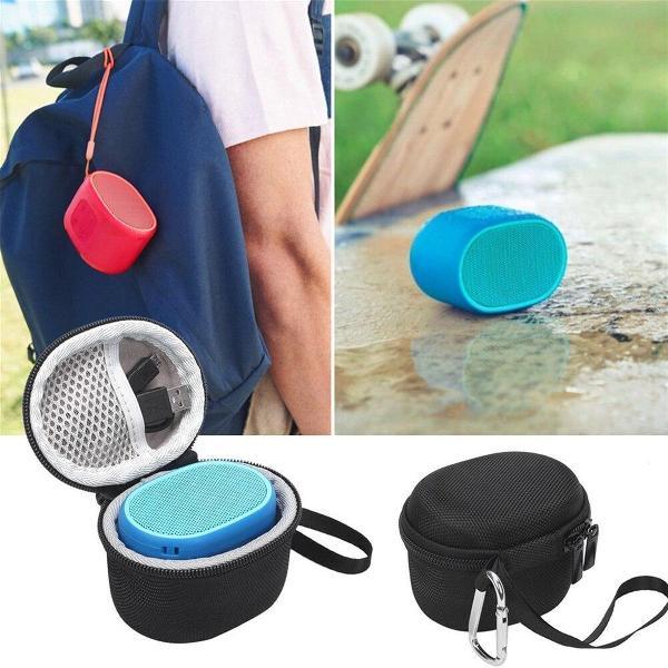 Hard Cover Carry Case Voor Sony SRS-XB01 Opberghoes Sleeve Beschermhoes Tas Hoes - Zwart