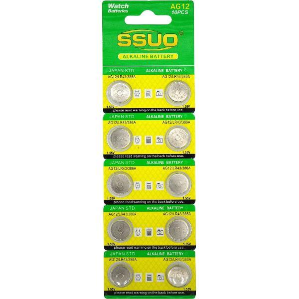 AG12 Knoopcel Batterij 10x - Batterijen voor horloges