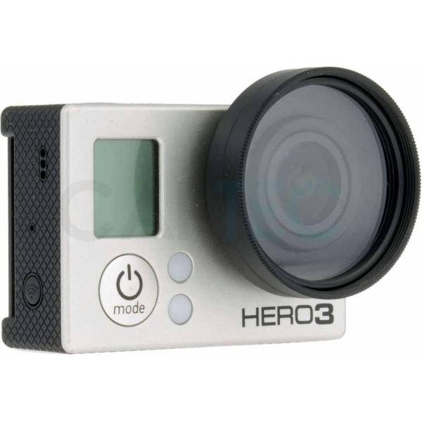 Captec FilterUV, GoPro Hero 3 - 4 UV filter met lensdop, 37mm past op Hero 3 Hero 3+ en Hero 4.