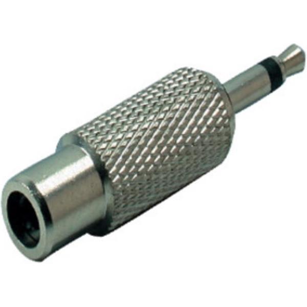 S-Impuls 3,5mm Jack mono (m) - Tulp mono (v) adapter / metaal