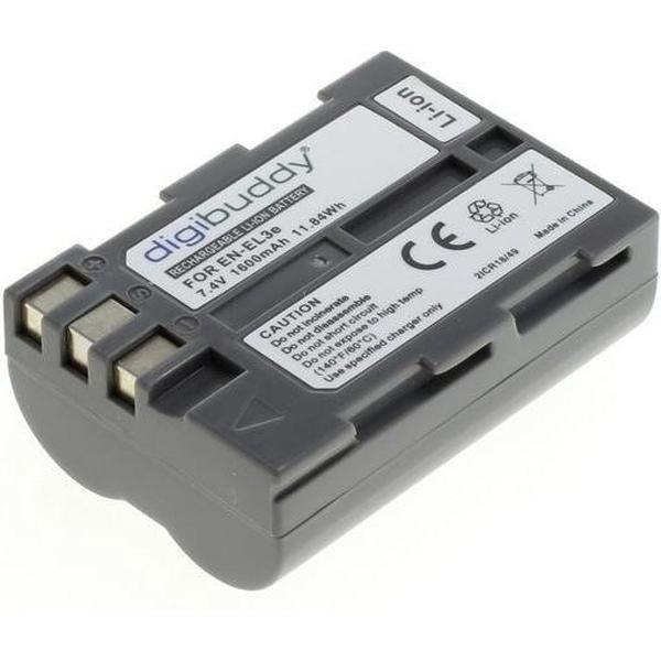 digibuddy A Merk Accu Batterij Nikon EN-EL3e - 1600mAh