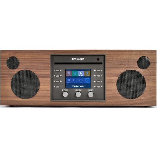 Como Audio Musica - DAB + / FM-radio met internetradio en CD-speler - Walnut