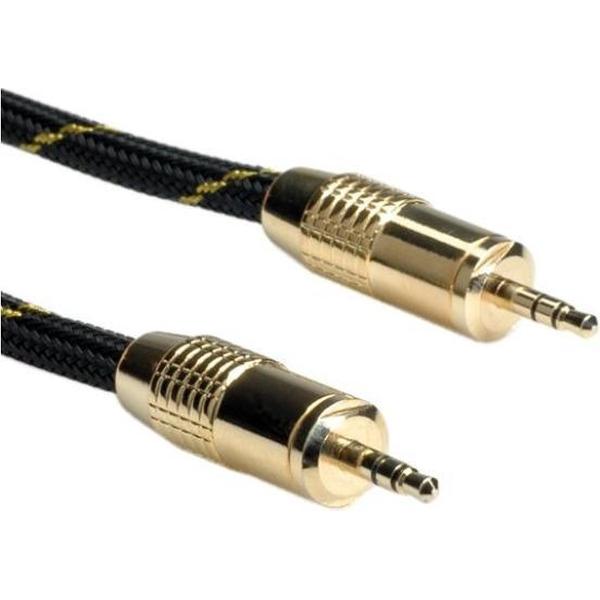 ROLINE GOLD audio kabel 3,5mm Male/Male, 2,5 m
