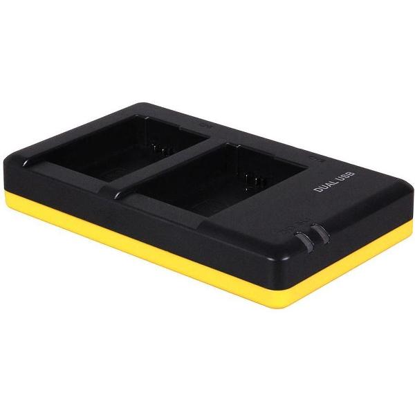 Huismerk Duo oplader voor 2 camera-accu's Sony NP-FW50