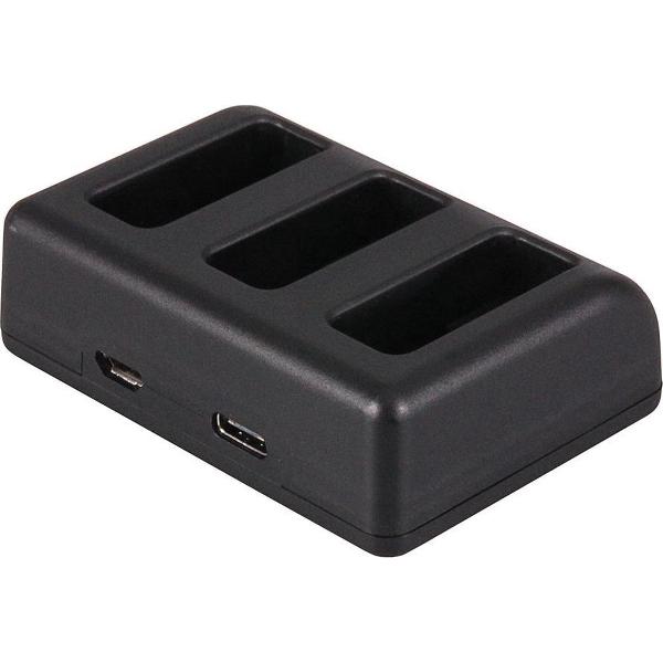 Huismerk Triple Acculader - Laadt 3 accu's