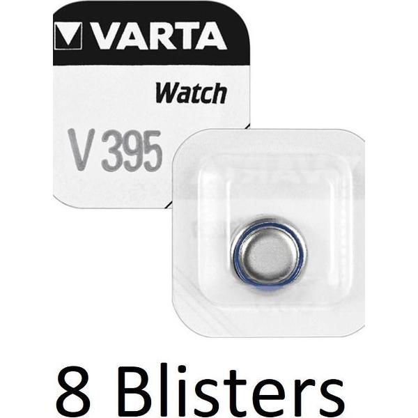 8 stuks (8 blisters a 1 st) Varta SR927 SW/SR57 SW/V395 Single-use battery Zilver-oxide 1,55 V