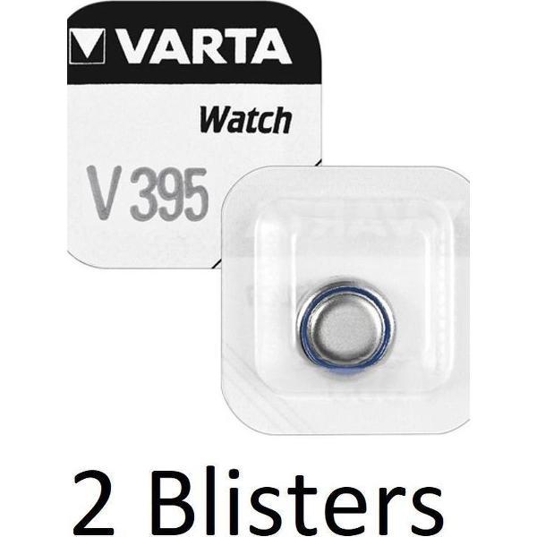 2 stuks (2 blisters a 1 st) Varta SR927 SW/SR57 SW/V395 Single-use battery Zilver-oxide 1,55 V