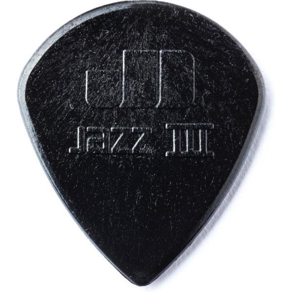 Dunlop Jazz III Black Stiffo pick 6-Pack 1,38mm Plectrum