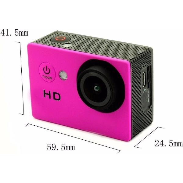 Action Cam K4 kleur rose