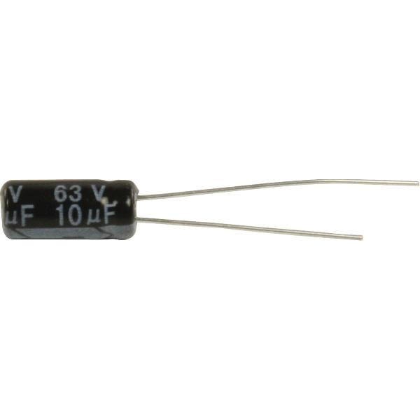 Fixapart Elektrolytische Condensator 10 uF 63 VDC 10/63PHT