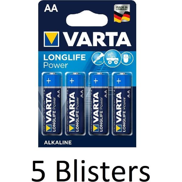 10 Stuks (5 Blisters a 2 st) Varta Longlife Power C Batterijen