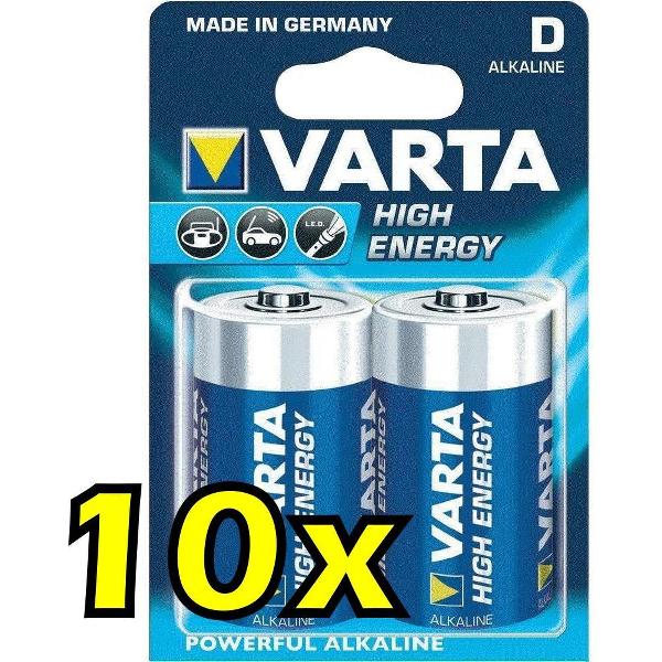10x Varta Type C cell batterij - 2 pack