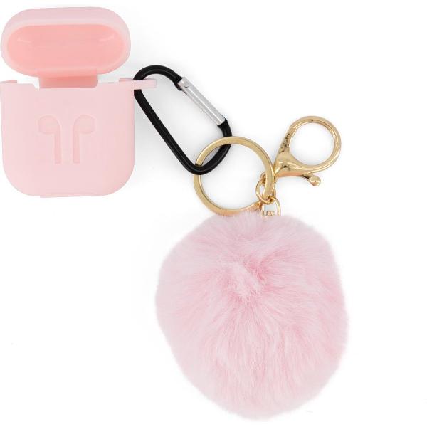 AirPods hoesje - VSCO girl - AirPods hoesjes - Airpods hoesje siliconen case -Airpods hoesje roze