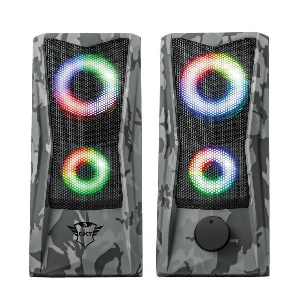 GXT 606 Javv - PC Speakers 2.0 - Gaming Speakerset - RGB Verlichting - Camo Design