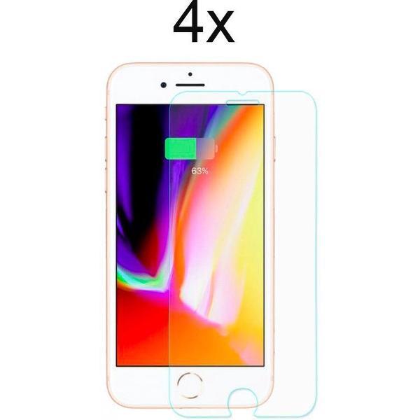 iphone 8 screenprotector - Beschermglas iPhone 7 screenprotector - Beschermglas iPhone 6s screenprotector - Beschermglas iPhone 6 screen protector glas - 4 stuks