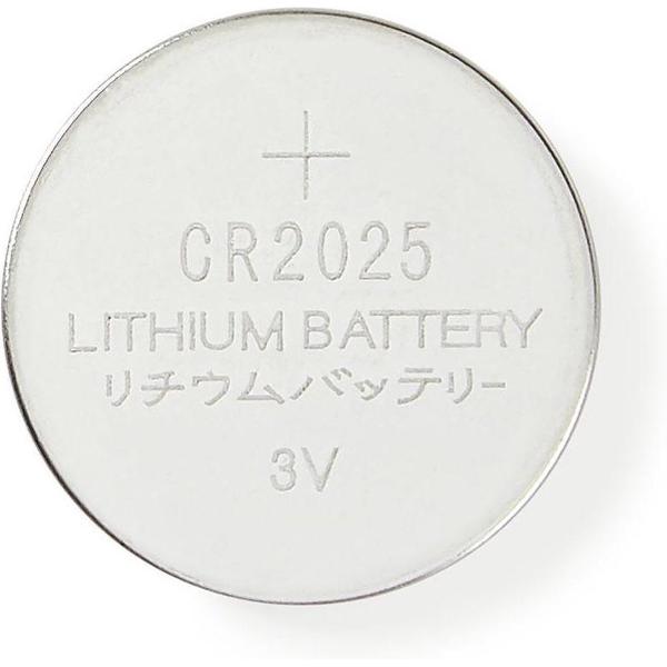 Nedis BALCR20255BL huishoudelijke batterij Wegwerpbatterij CR2025 Lithium