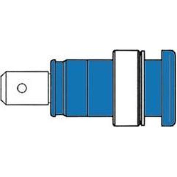 GEISOLEERDE INBOUWBUS 4mm, AANRAAKVEILIG / BLAUW (SEB 2620-F6,3) (HM2421S)
