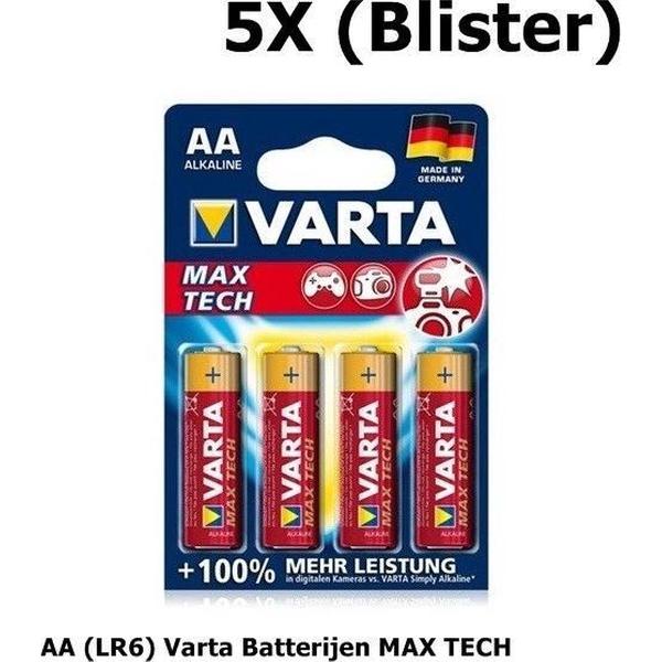Varta Longlife Max Power AA Batterijen - 20 stuks