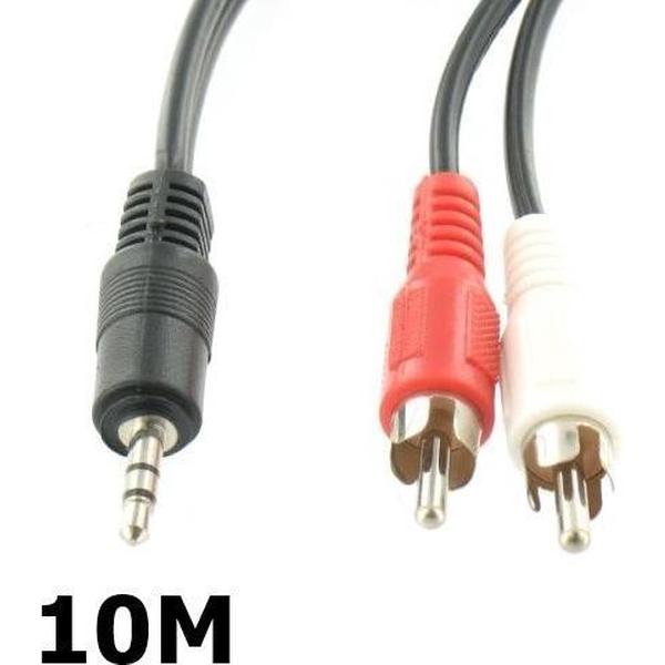 10 Meter Tulp - Jack 3,5mm stereo
