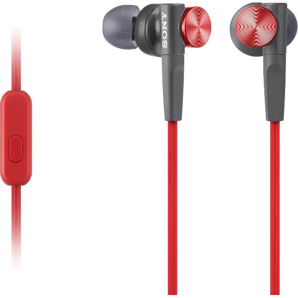 Sony MDR-XB50AP - In-ear oordopjes - Rood