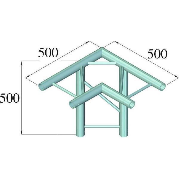 ALUTRUSS BILOCK E-GL22 T35-H 3-Way Corner 90°